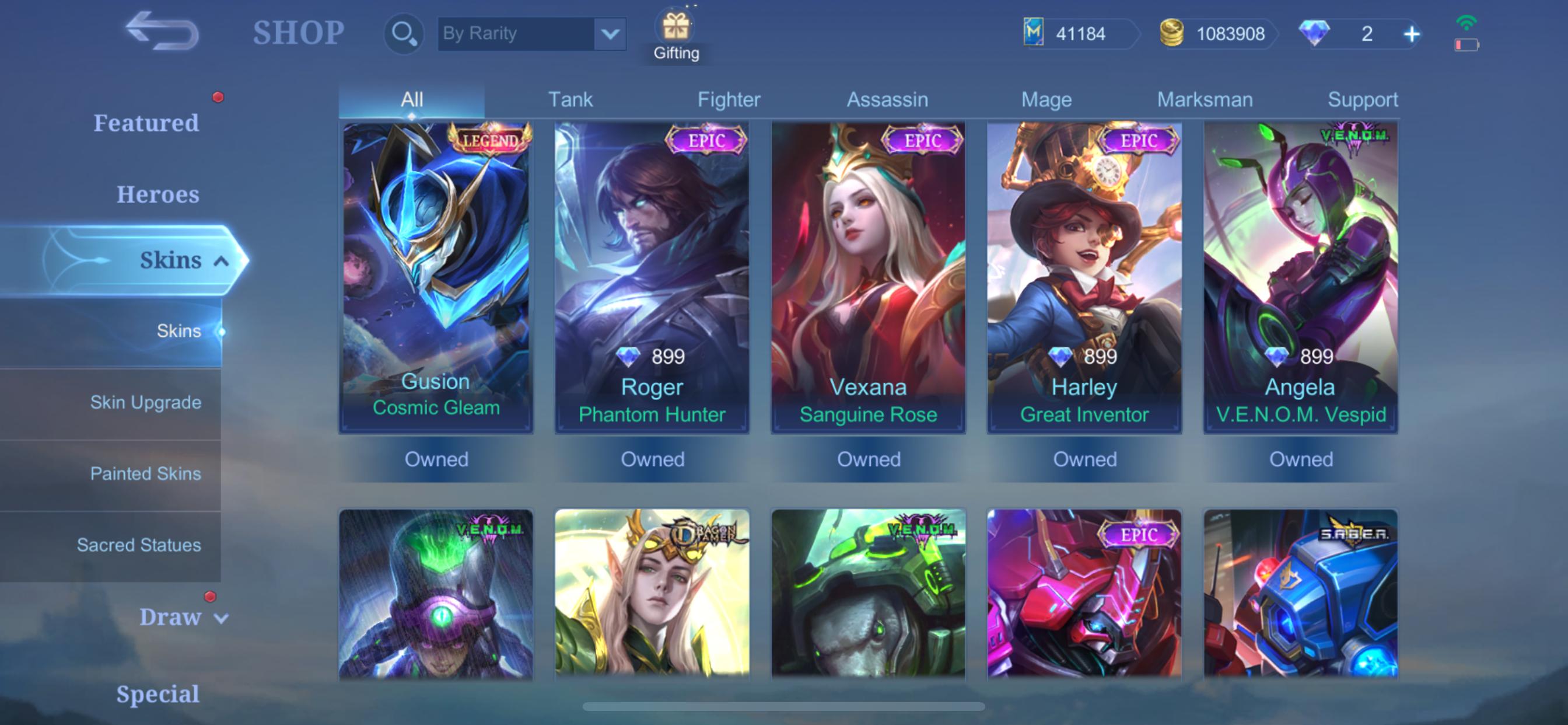 MOBILE LEGENDS TIER II