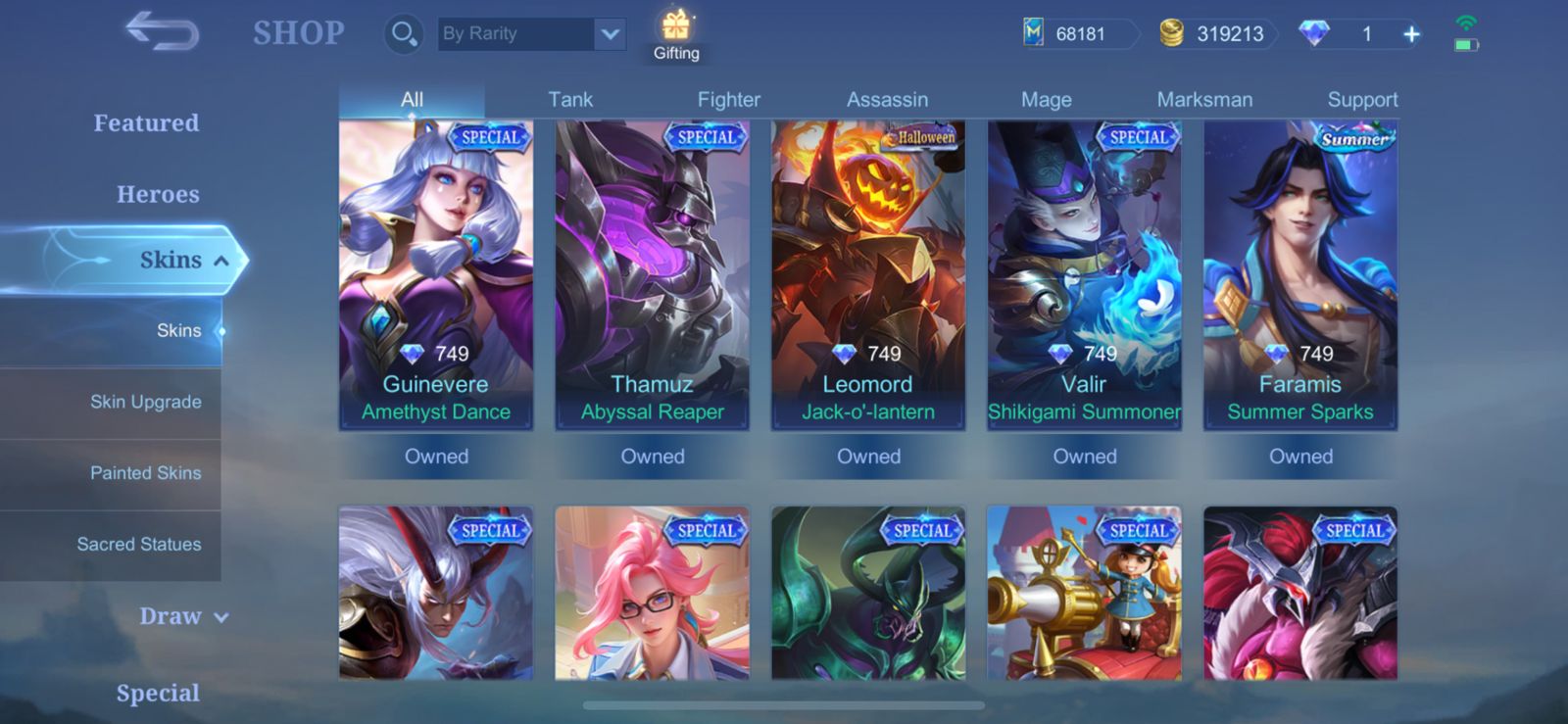 MOBILE LEGENDS TIER M*3